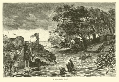 सिम्ब्रियन बाढ़ द्वारा विलेम II स्टीलिंक